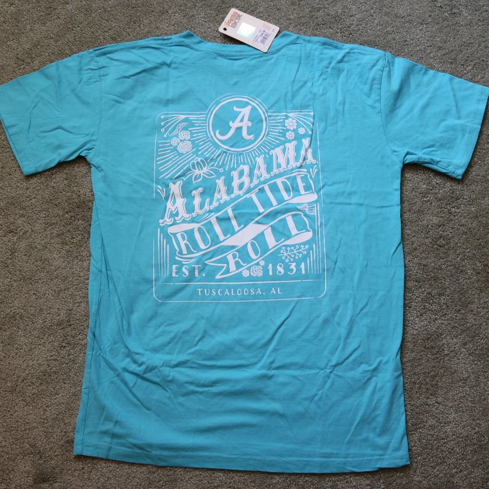 Alabama Crimson Tide Turquoise V-Neck Tee